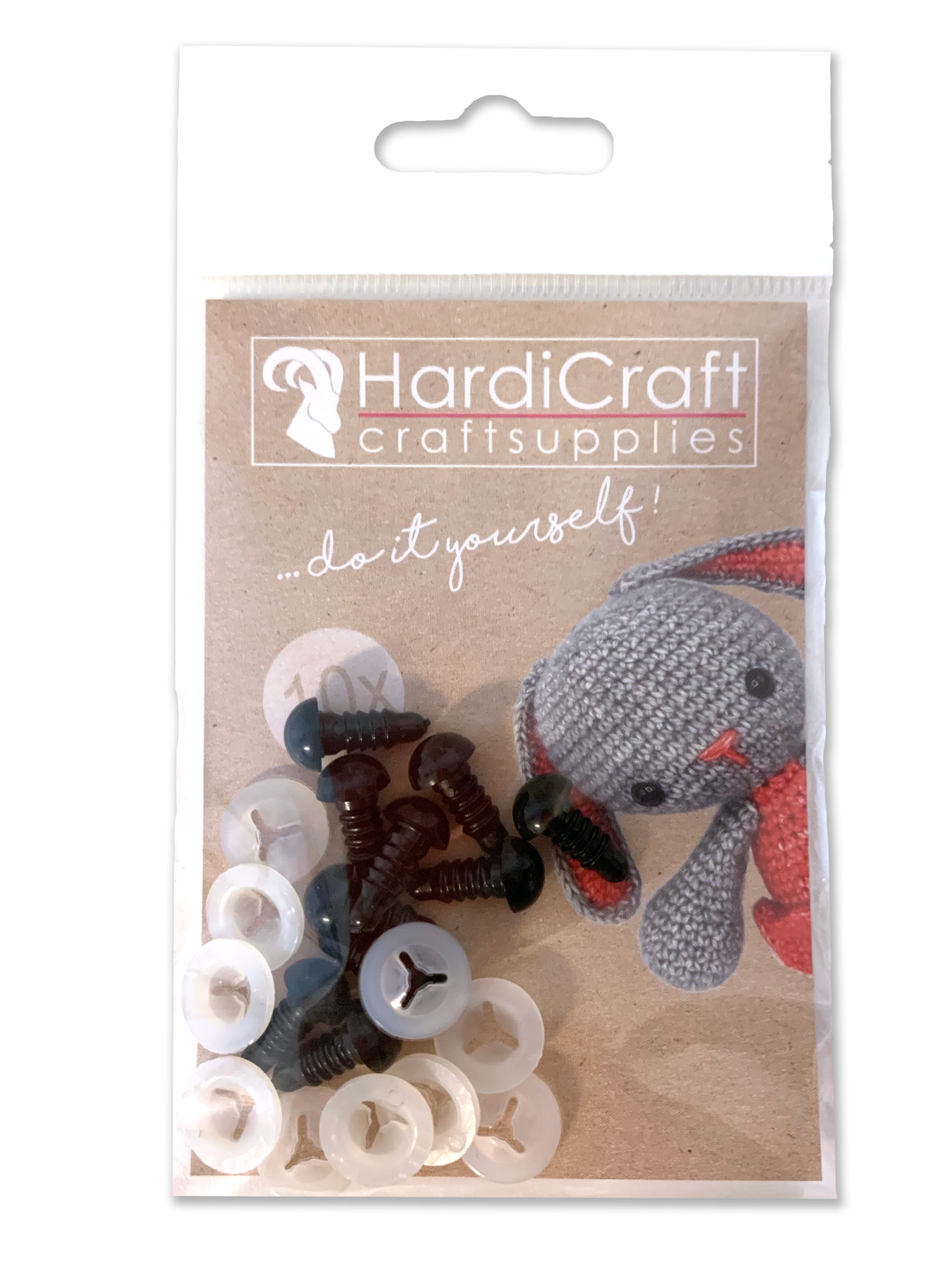 Hardicraft Sicherheitsaugen 10 mm 10 Stück