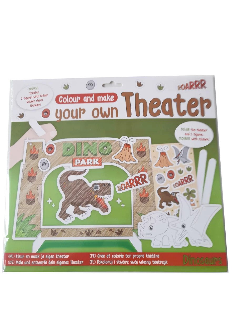 Win Create Your Own Theater Building Set 30.5x27.7 cm Dinosaur