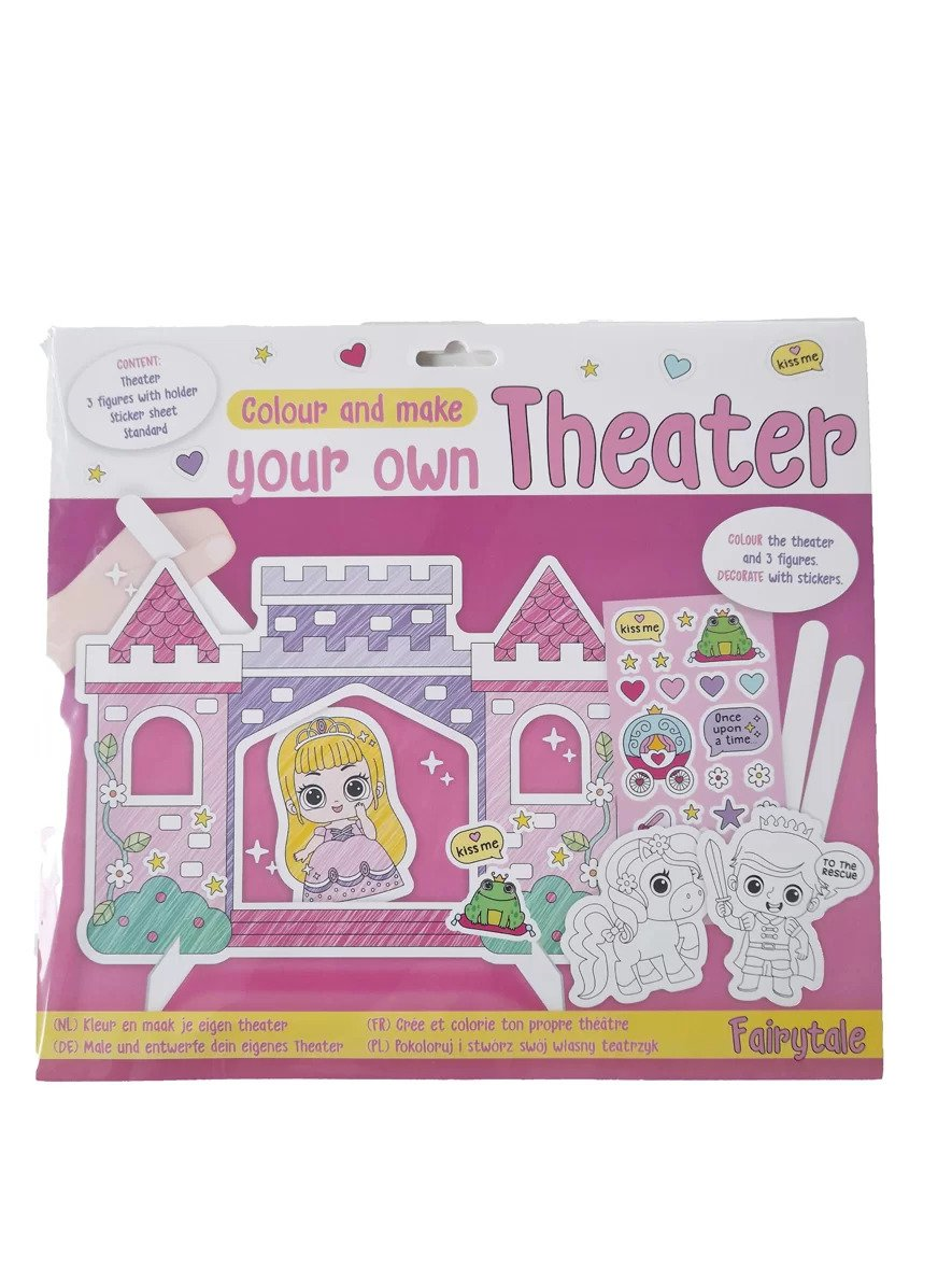 Wins Bouwset Maak Je Eigen Theater 30,5x27,7 cm Prinsessen