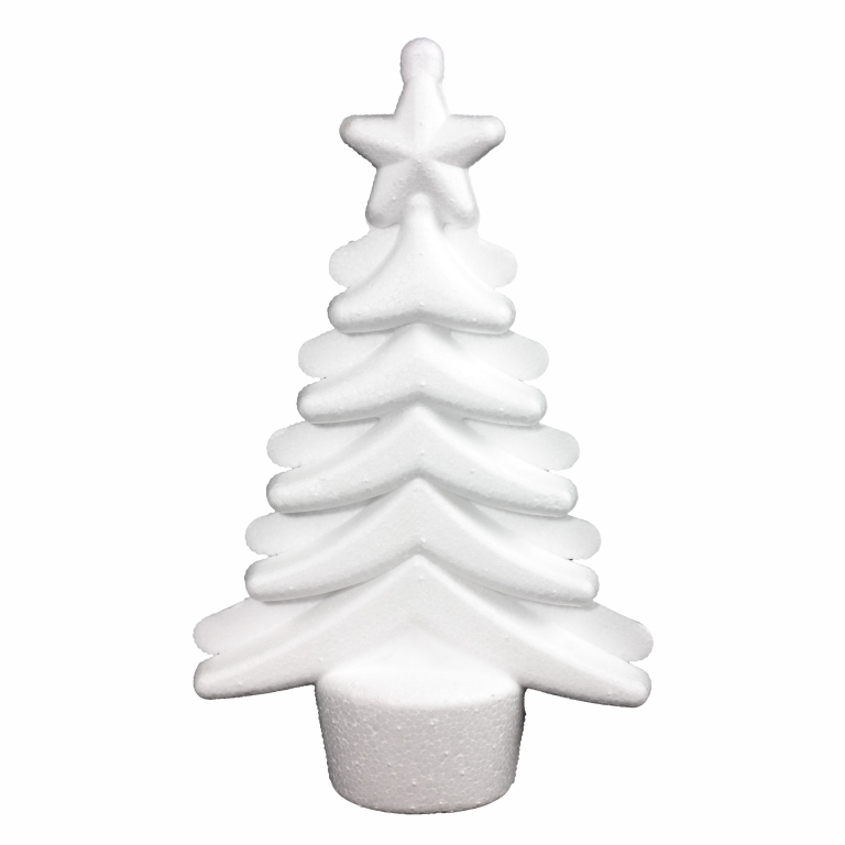 Styropor Kerstboom met Pot