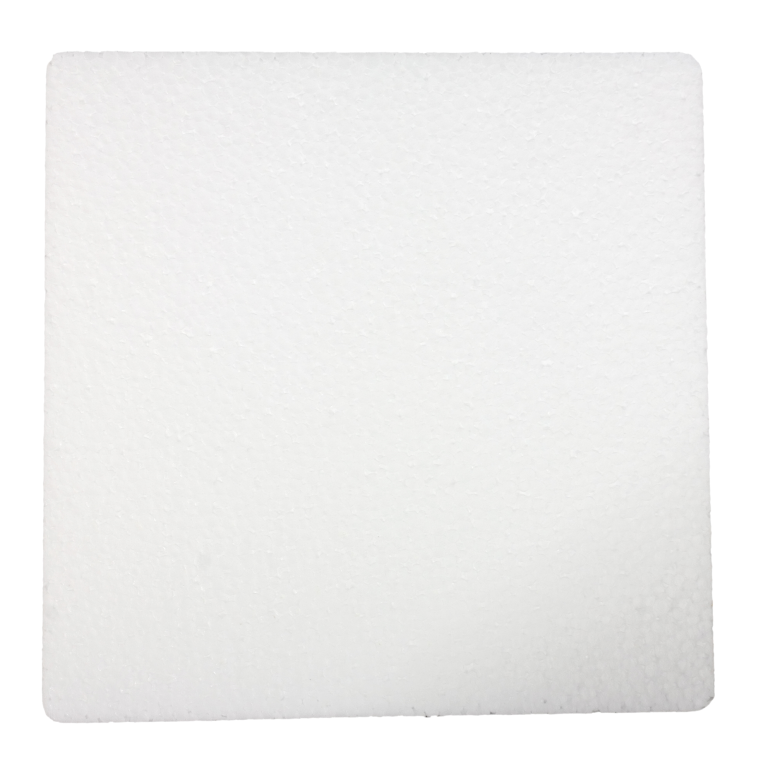 Styropor Vierkant 15x15x2 cm