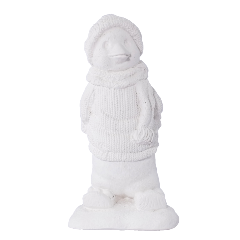 Pinguin auf Skiern
