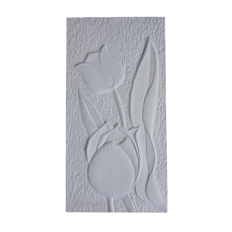 Two tulips tile 1