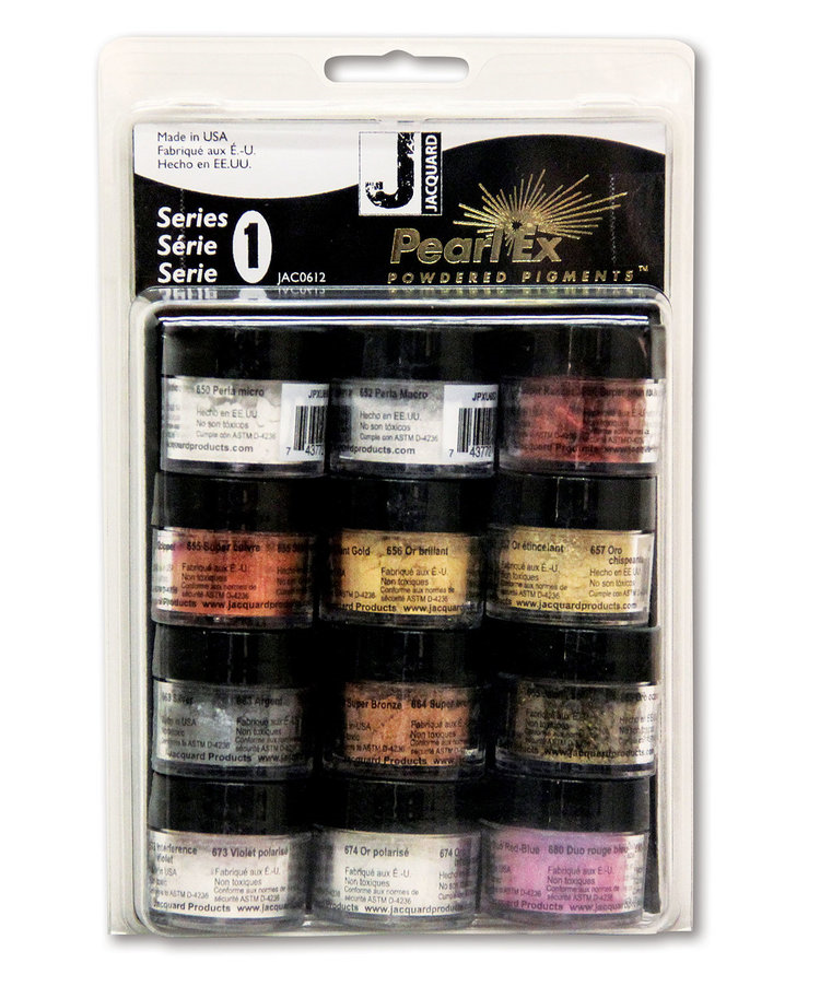Jacquard Pearl Ex Series 1 Pigments 12 colors
