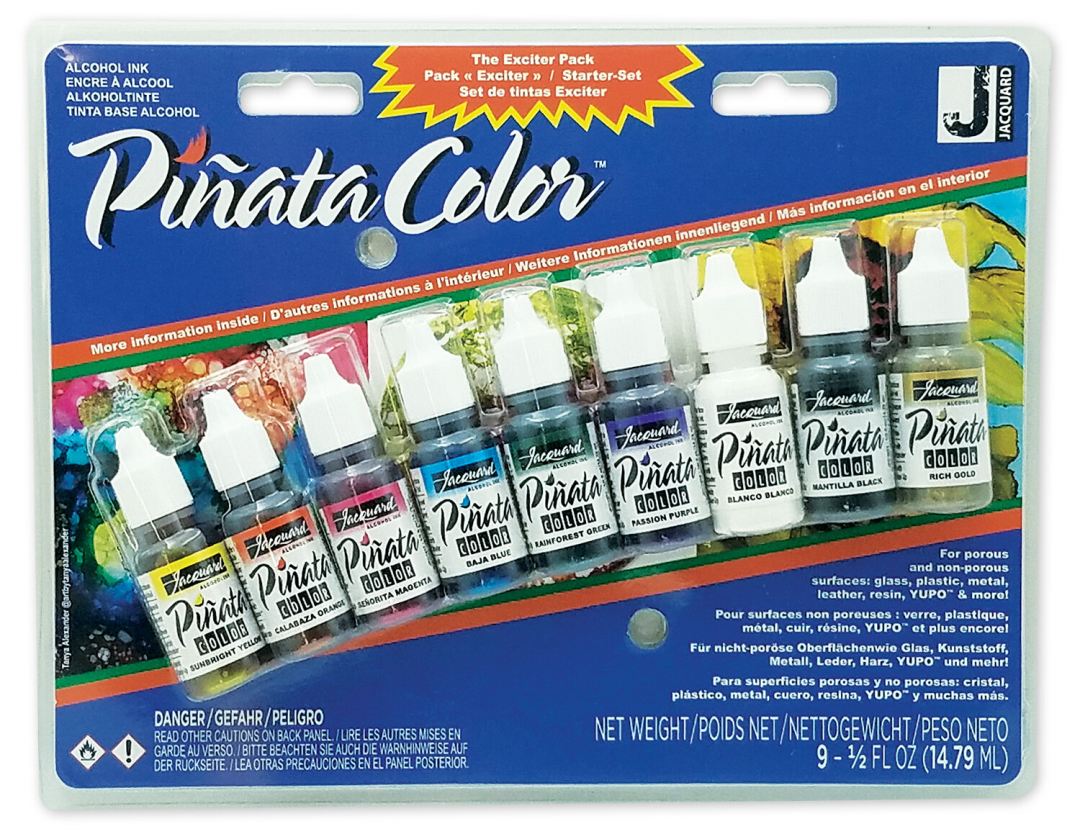 Jacquard Piñata Alcohol Ink Exciter 9 Farben 14 ml