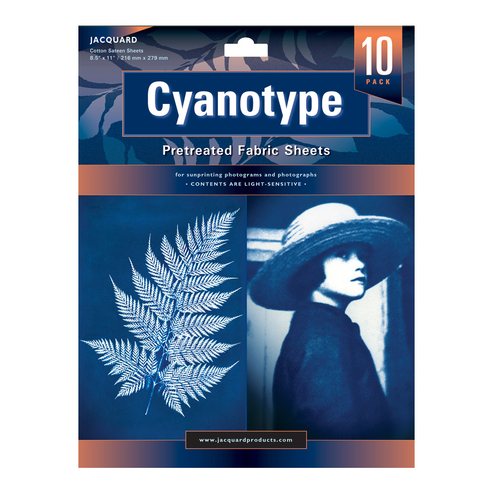 Jacquard Cyanotype Voorbehandelde Vellen 10 stuks A4