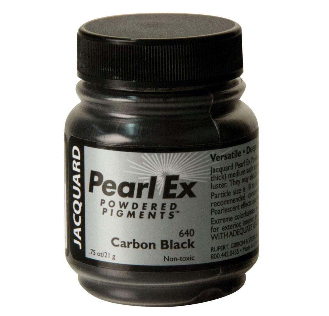 Jacquard Pearl Ex Pigment 21 gr Carbon Zwart