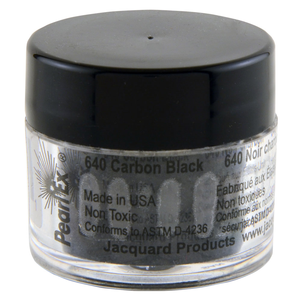 Jacquard Pearl Ex Pigment Carbon Zwart 3 gr