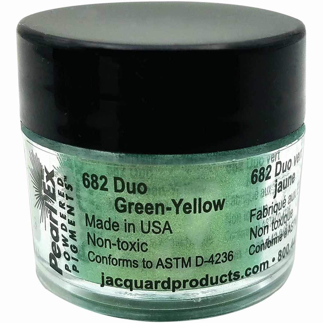 Jacquard Pearl Ex Pigment 3 gr Duo Grün Gelb