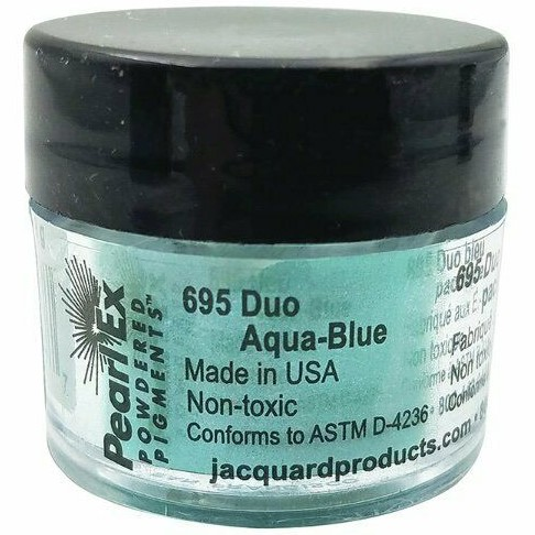 Jacquard Pearl Ex Pigment 3 gr Duo Aqua Blauw