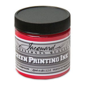 Jacquard Siebdruckfarbe 118 ml Opak Rot