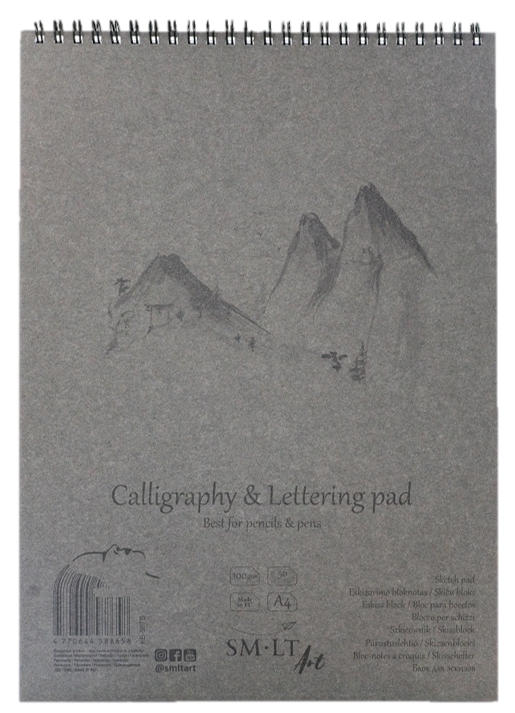 SMLT Ringbuch Kalligrafie A4 100g 50 Blatt