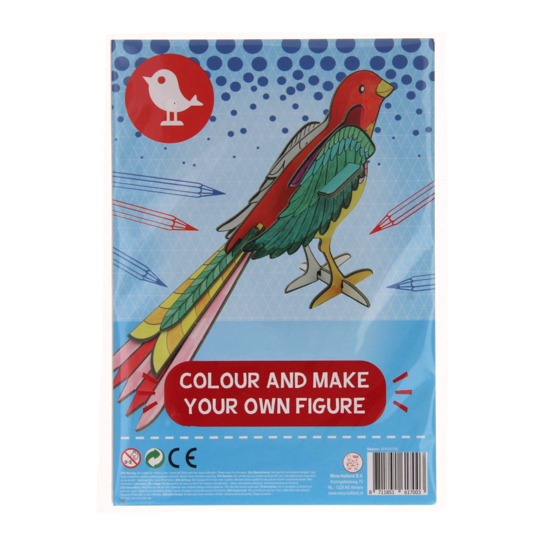 Wins Chipboard Bouwpakket Vogel