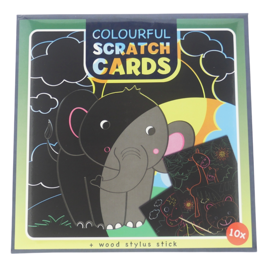 Wins Krasfolie Set 20x20 cm Wilde Dieren