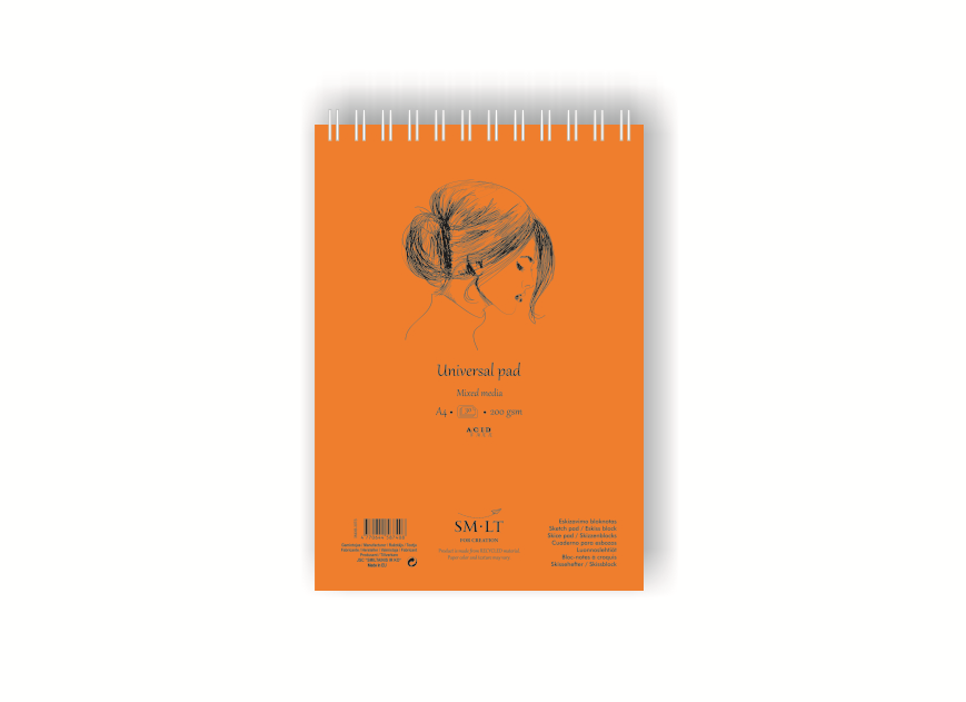 SMLT Ringbuch Mixed Media A4 200gr 40 Blatt