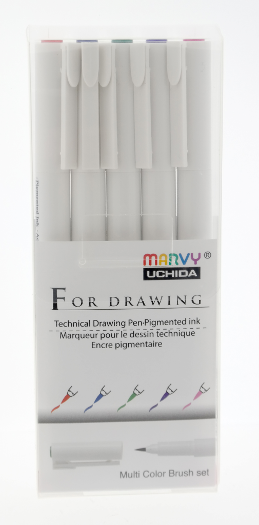 Marvy Uchida Technical Fineliner Set 0.3 mm 5-count