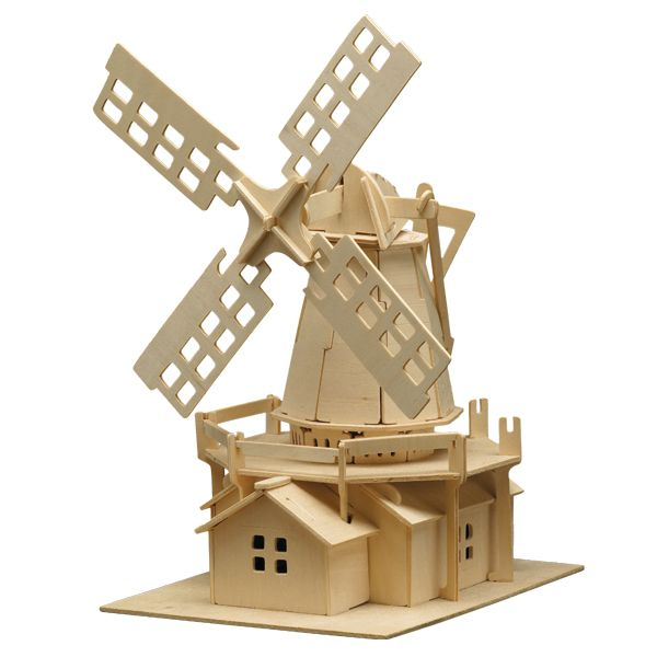 Pebaro Wooden Windmill Construction Kit