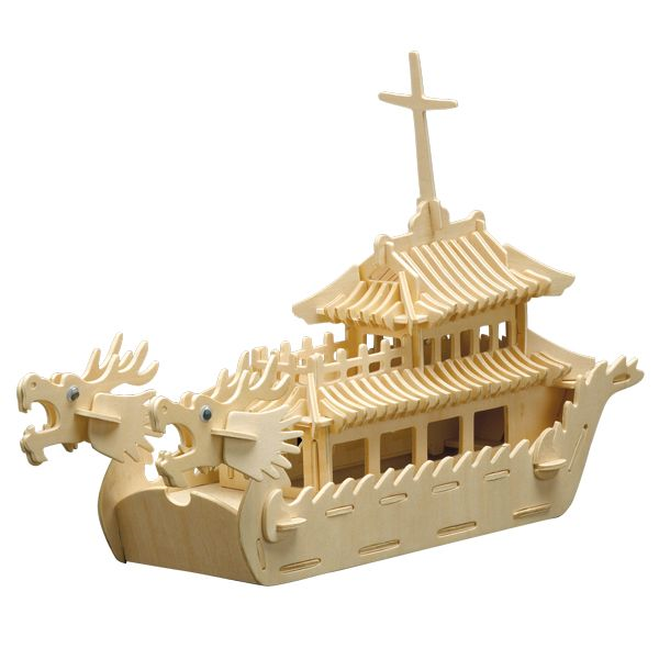 Pebaro Houten Bouwset Drakenboot