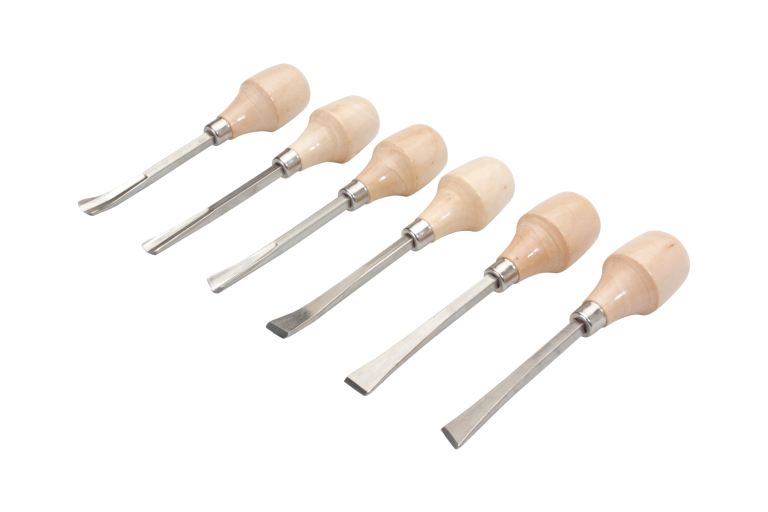Pebaro Houtsnijden Gutsen Set 6 stuks