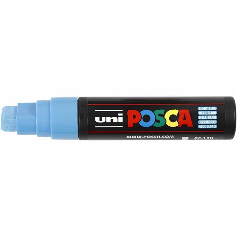 Uni Posca Verfmarker 17K Lichtblauw