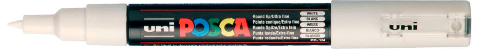 Uni Posca Verfmarker 1MC Wit