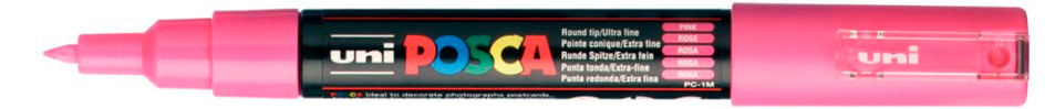 Uni Posca Verfmarker 1MC Roze