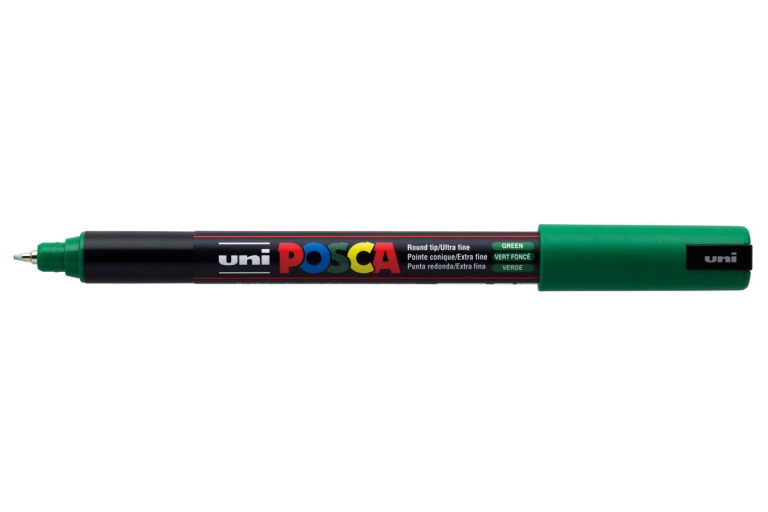 Uni Posca Paint Marker 1MR Dark Green