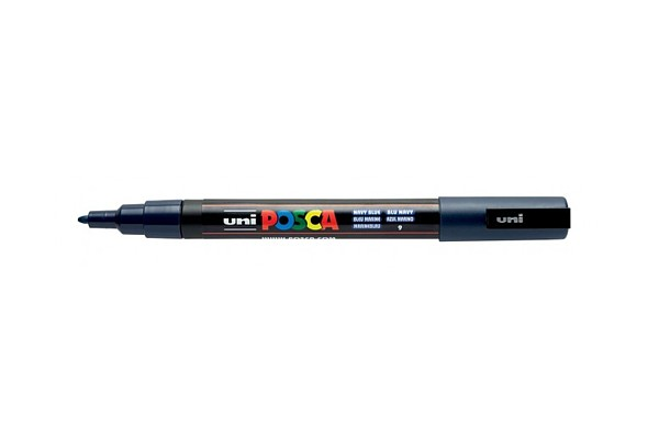 Uni Posca Verfmarker 3M Marineblauw