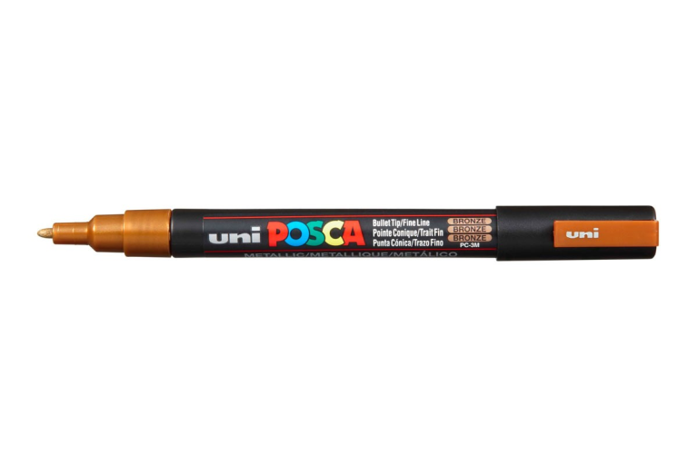 Uni Posca Verfmarker 3M Brons