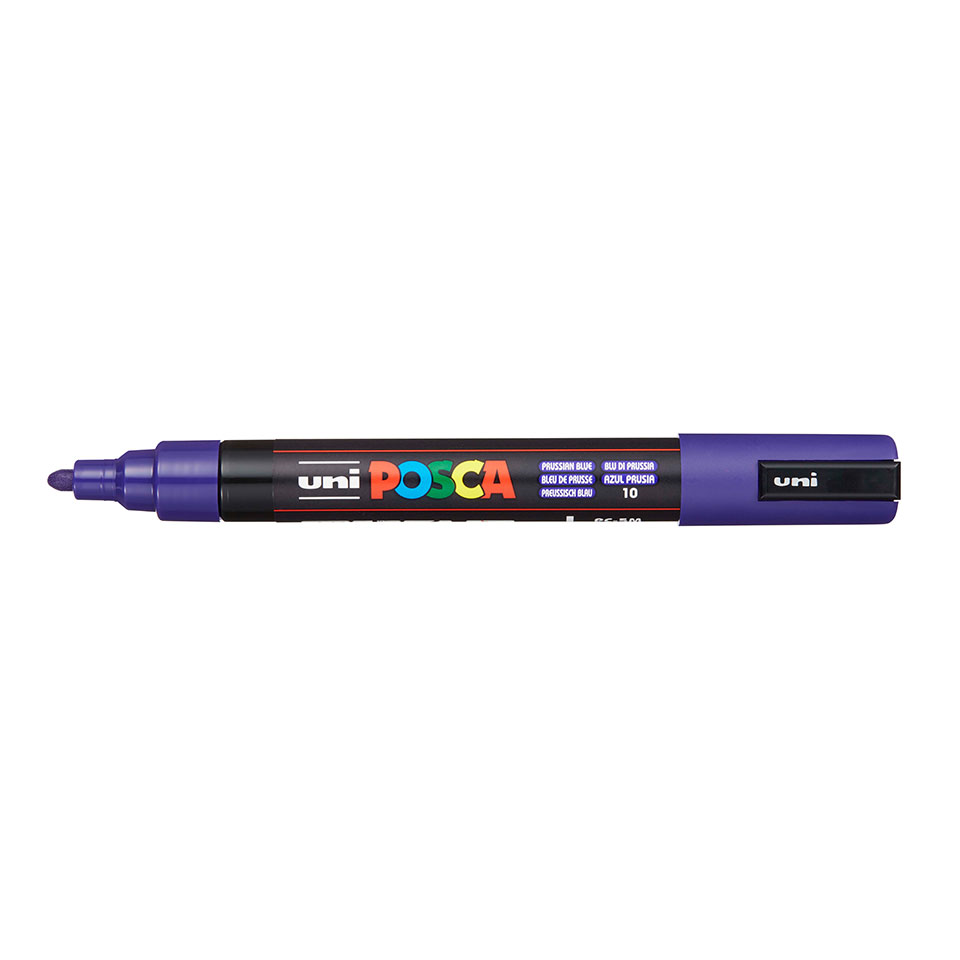 Uni Posca Paint Marker 5M Prussian Blue