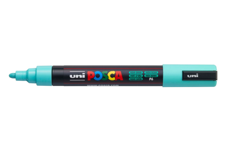 Uni Posca Verfmarker 5M Aqua Groen
