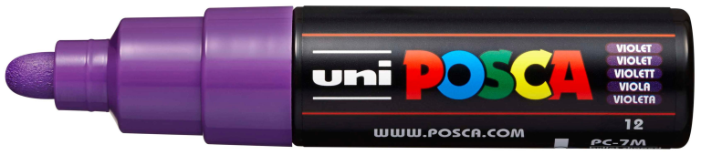 Uni Posca Lackmarker 7M Violett