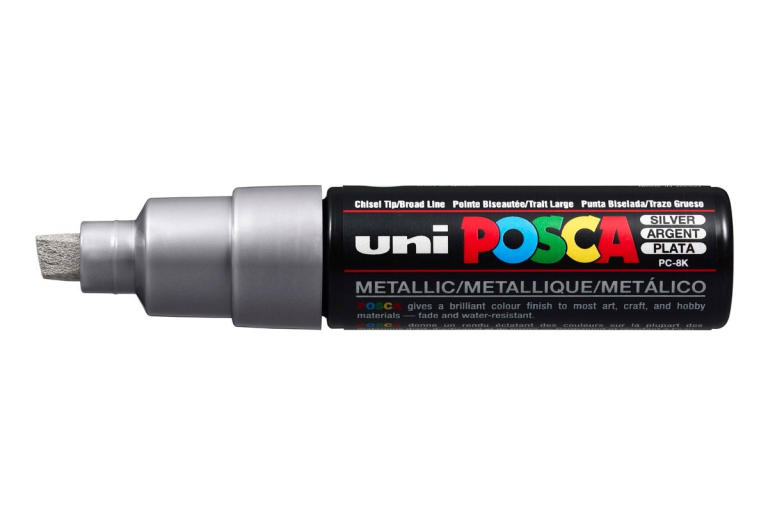 Uni Posca Lackmarker 8K Silber