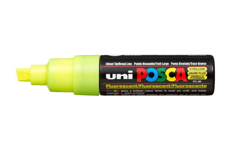 Uni Posca Lackmarker 8K Neongelb