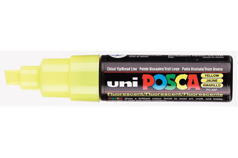 Uni Posca Verfmarker 8K Geel