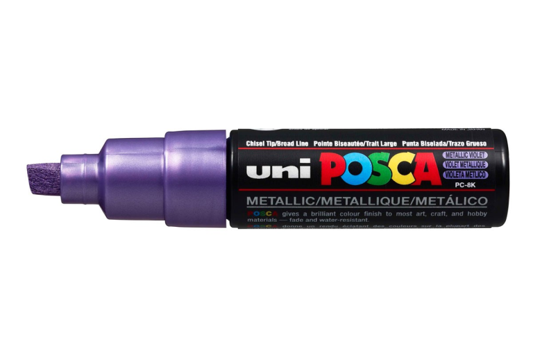 Uni Posca Verfmarker 8K Metallic Violet