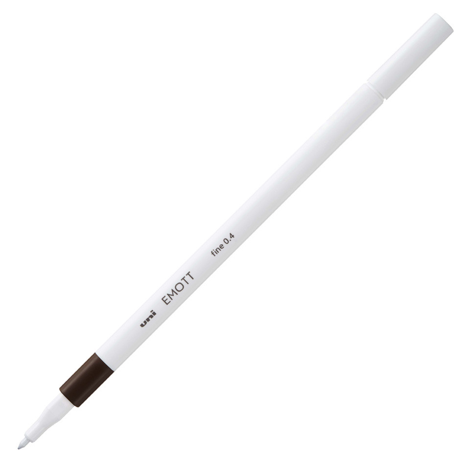 Uni Emott Fineliner 0,4 mm Donkerbruin
