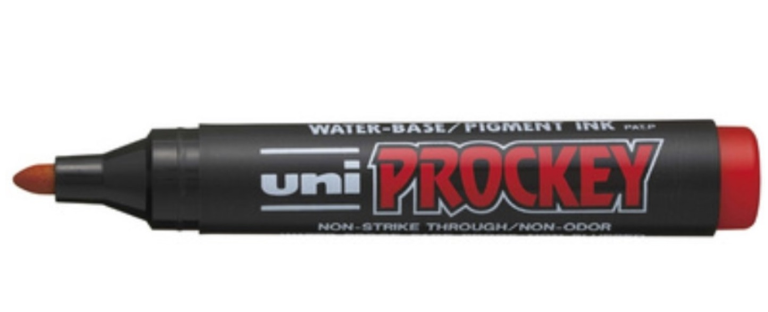 Prockey Permanent Marker Red Bullet 5.7 mm