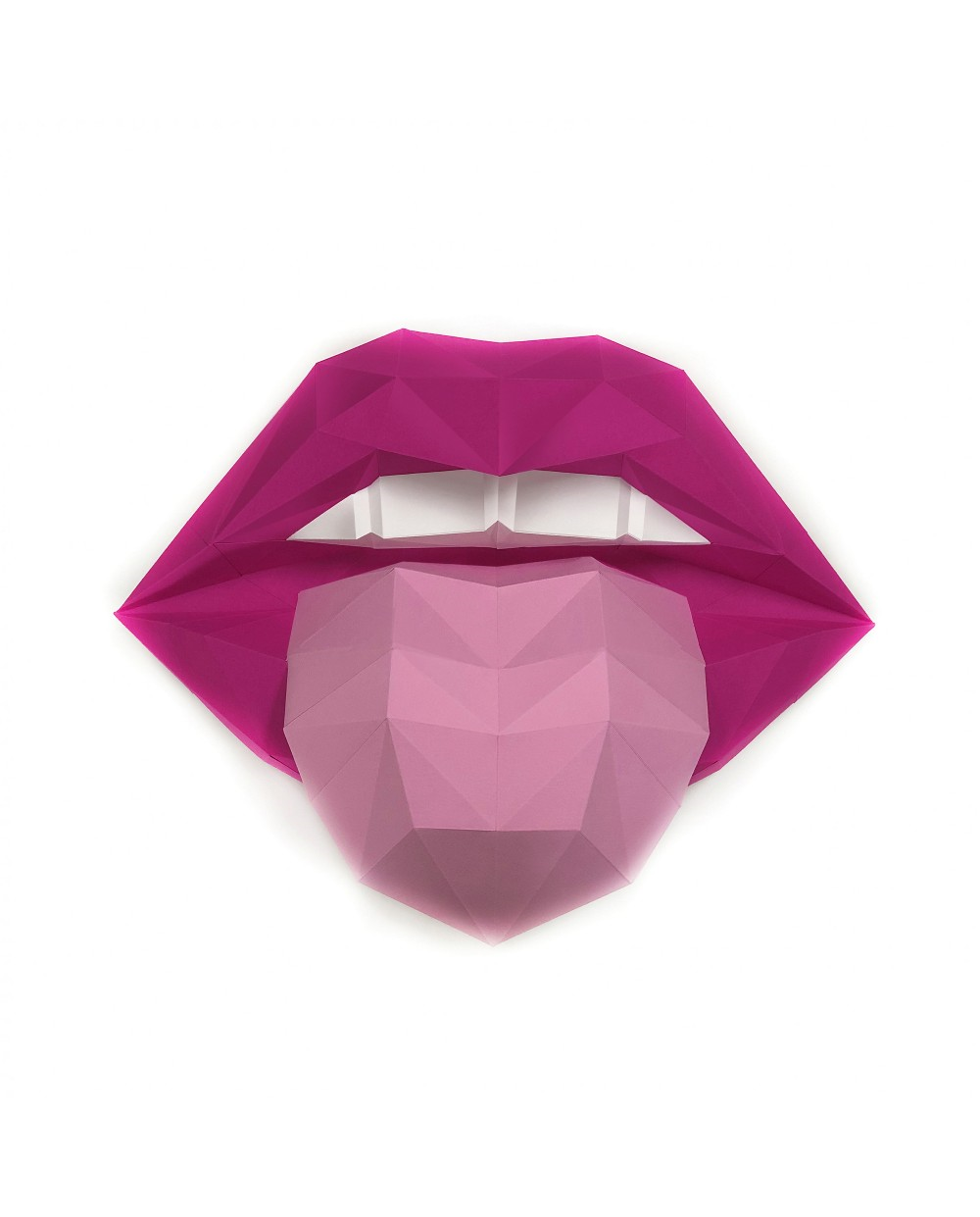Wizardi 3D Papercraft Lippen 36x50x15 cm