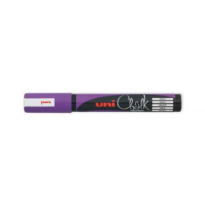 Uni Chalk Marker 5M Purple