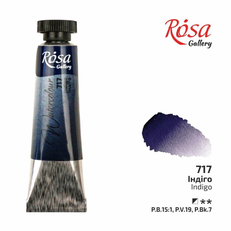 Rosa Gallery Aquarelverf Tube 10 ml Indigo
