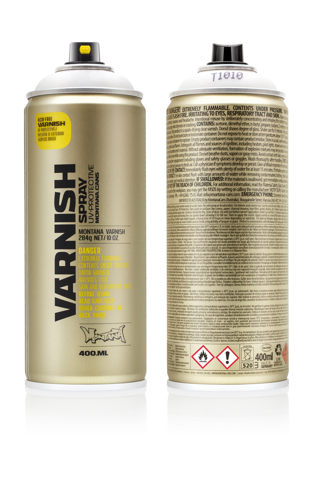 Montana Spray Klarlack Matt 400ml