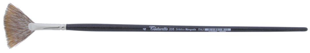 Tintoretto Synthetik Mangusta Fächerpinsel 04