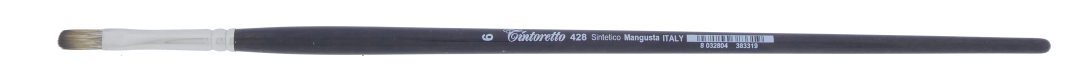 Tintoretto Synthetic Mangusta Cat Tongue Brush 06