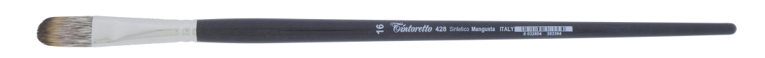 Tintoretto Synthetic Mongoose Cat's Tongue Brush 16