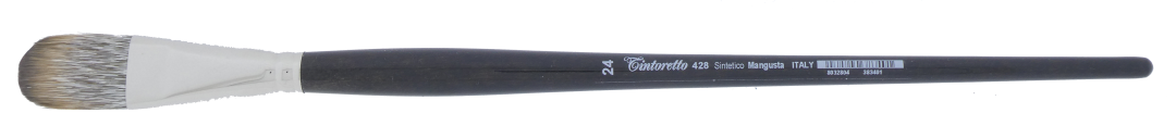 Tintoretto Synthetic Mangusta Cat's Tongue Brush 24