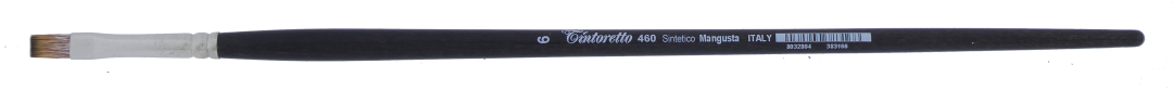Tintoretto Synthetik Mangusta Flachpinsel 06