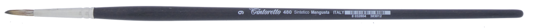 Tintoretto Synthetik Mangusta Pinsel Rund 09