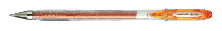 Uni Signo Gelpen Glitter Oranje 1 mm