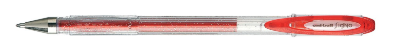 Uni Signo Gelschreiber Glitzer Rot 1 mm